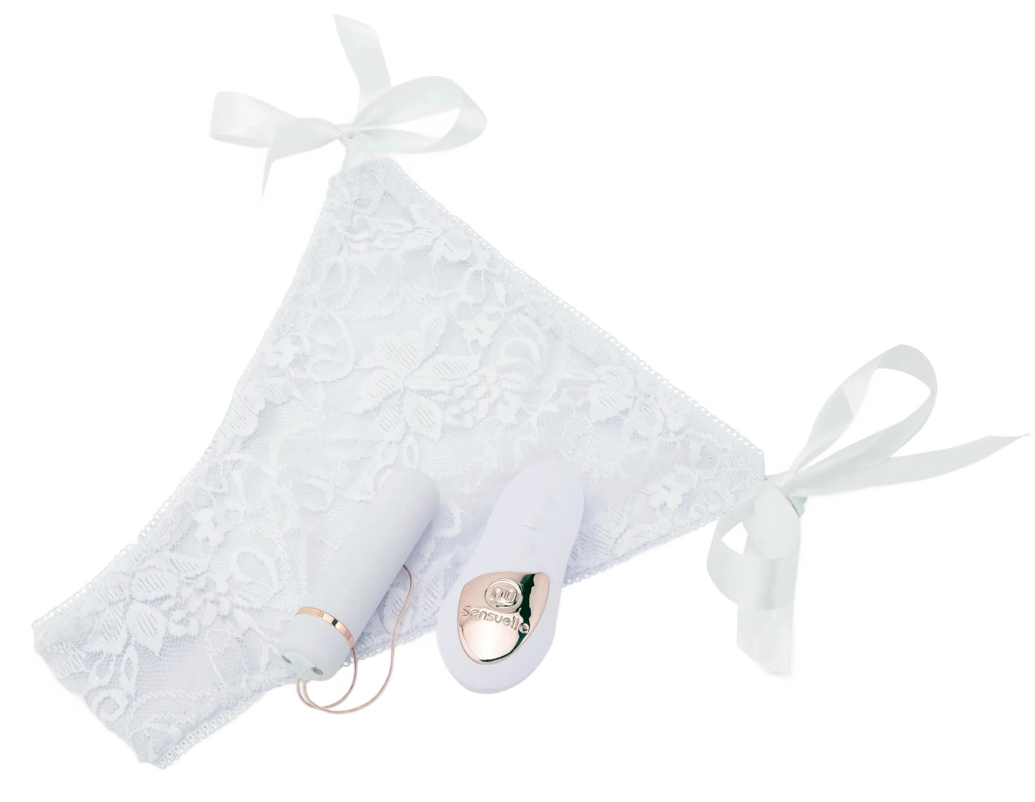 SENSUELLE PLEASURE PANTY WHITE REMOTE CONTROL Nu Sensuelle