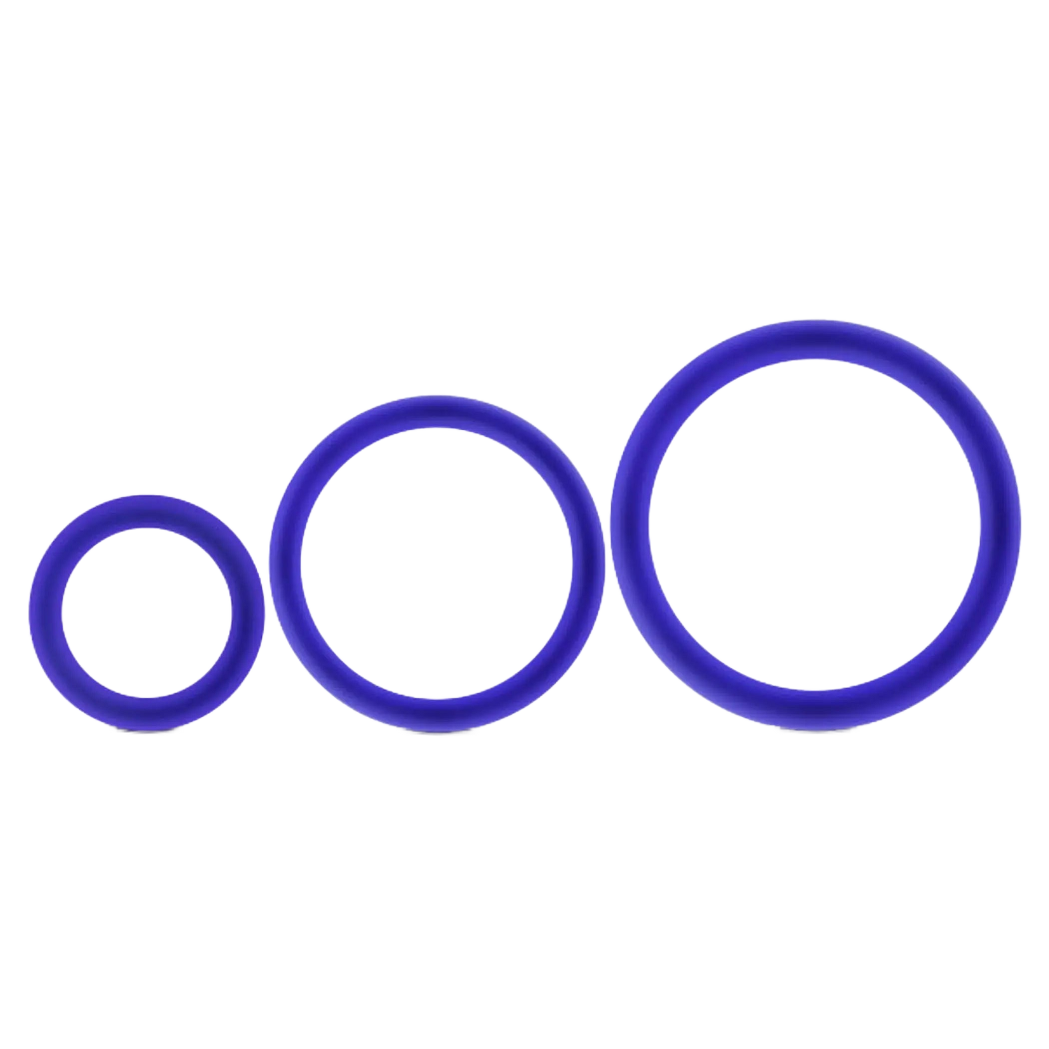 PERFORMANCE VS4 PURE PREMIUM SILICONE COCKRING SET INDIGO Blush Novelties