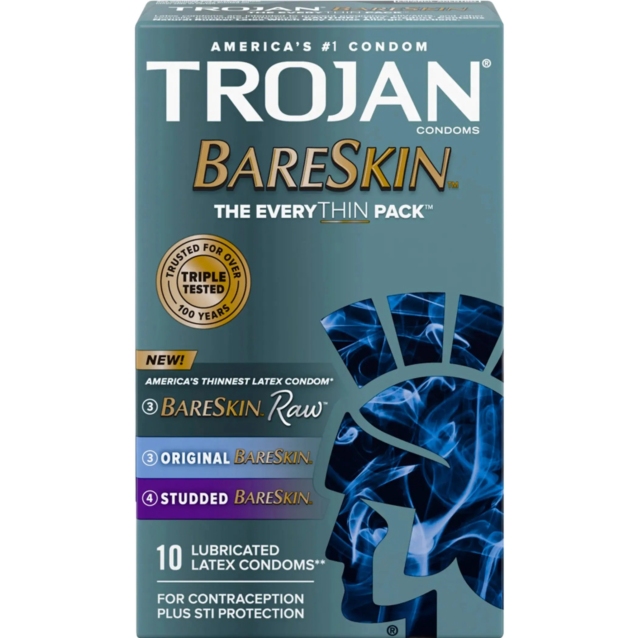 TROJAN BARESKIN EVERYTHIN 10 CT Paradise Products