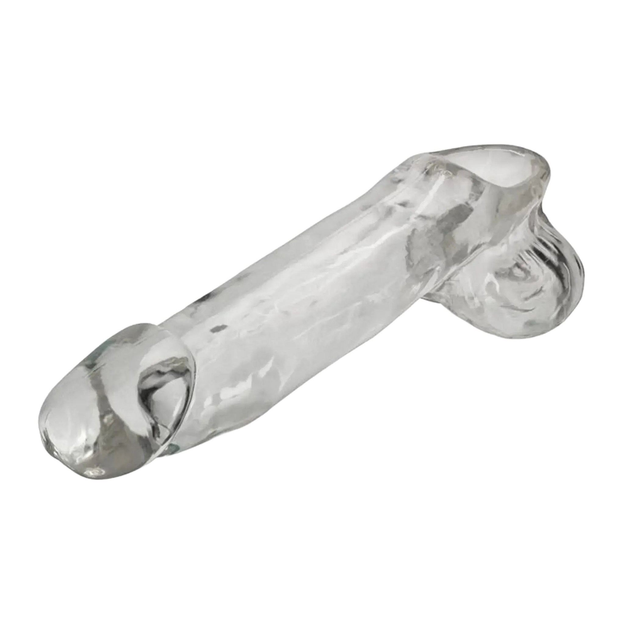 DADDY COCKSHEATH W/ BALLS CLEAR (NET) OXBALLS