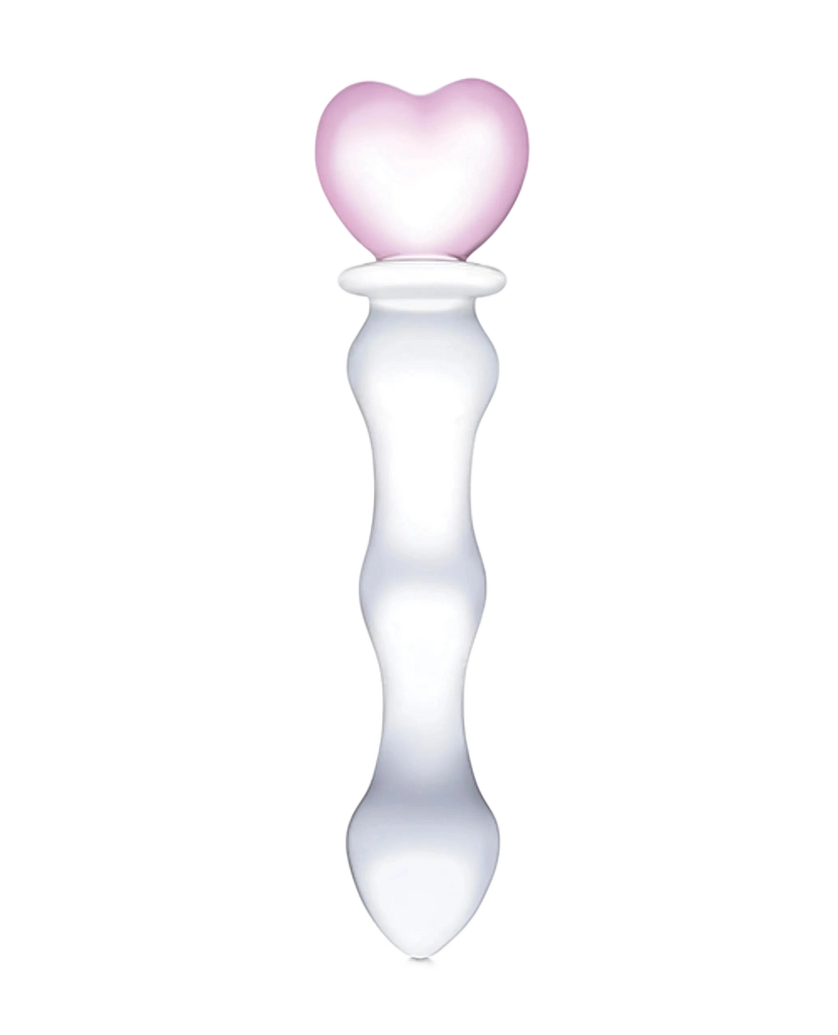 GLAS 8 SWEETHEART GLASS DILDO " Electric / Hustler Lingerie