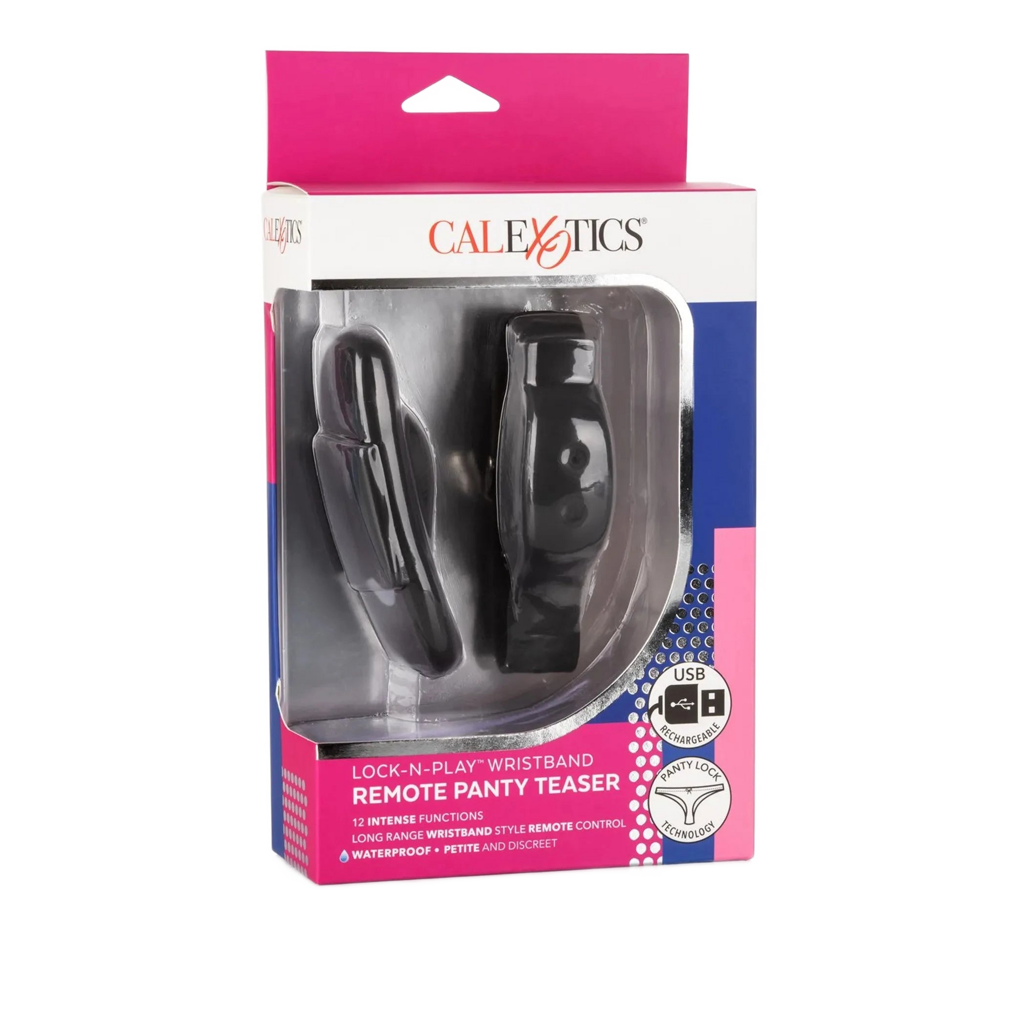 LOCK N PLAY WRISTBAND REMOTE PANTY TEASER California Exotic Novelties