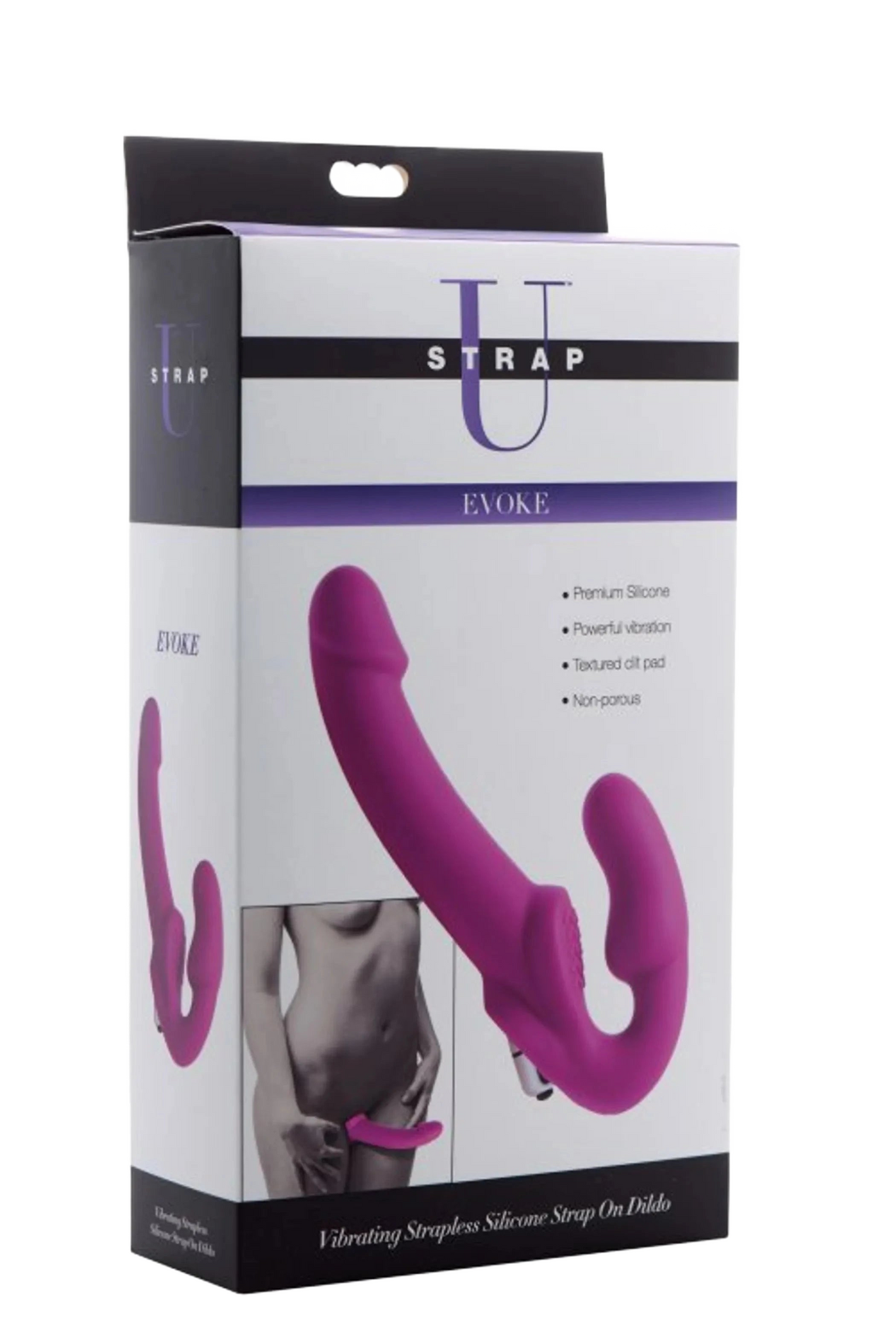 STRAP U VIBRATING STRAPLESS SILICONE STRAP ON DILDO XR Brands