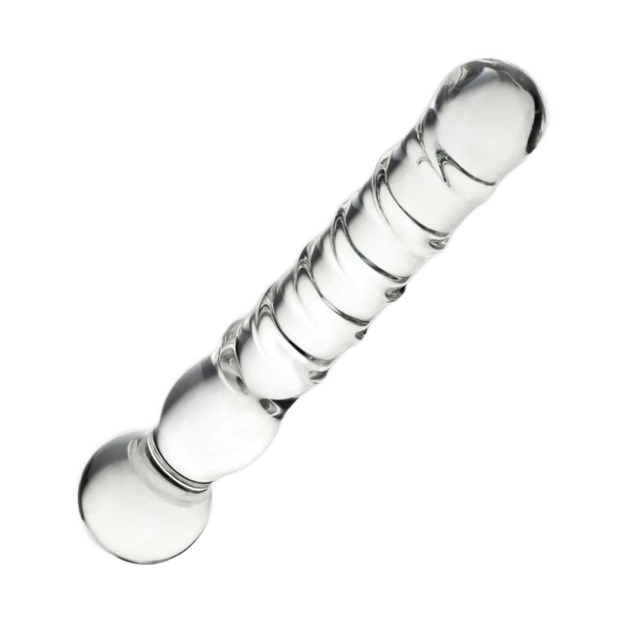 GLAS JOYSTICK CLEAR GLASS DILDO Electric / Hustler Lingerie