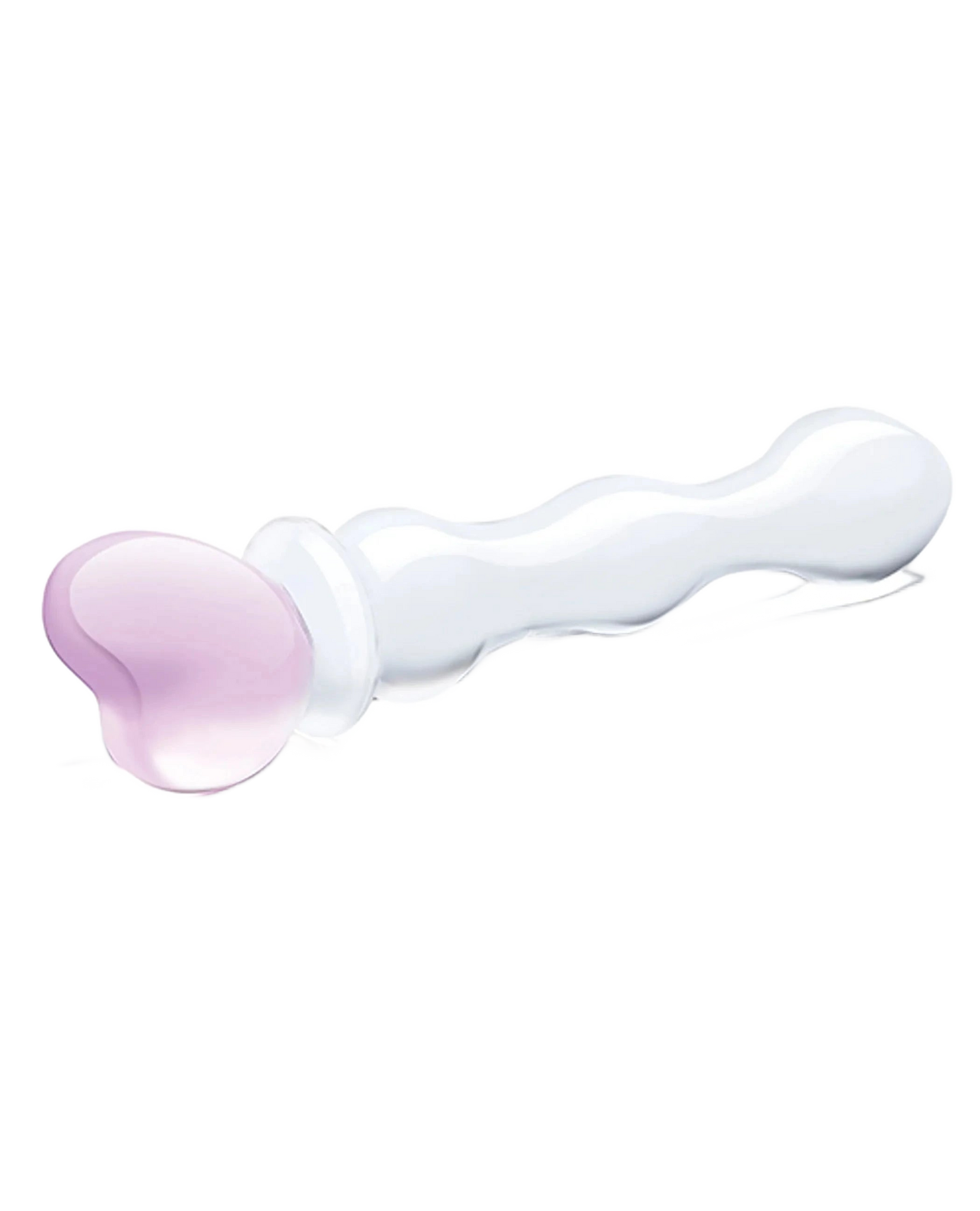 GLAS 8 SWEETHEART GLASS DILDO " Electric / Hustler Lingerie