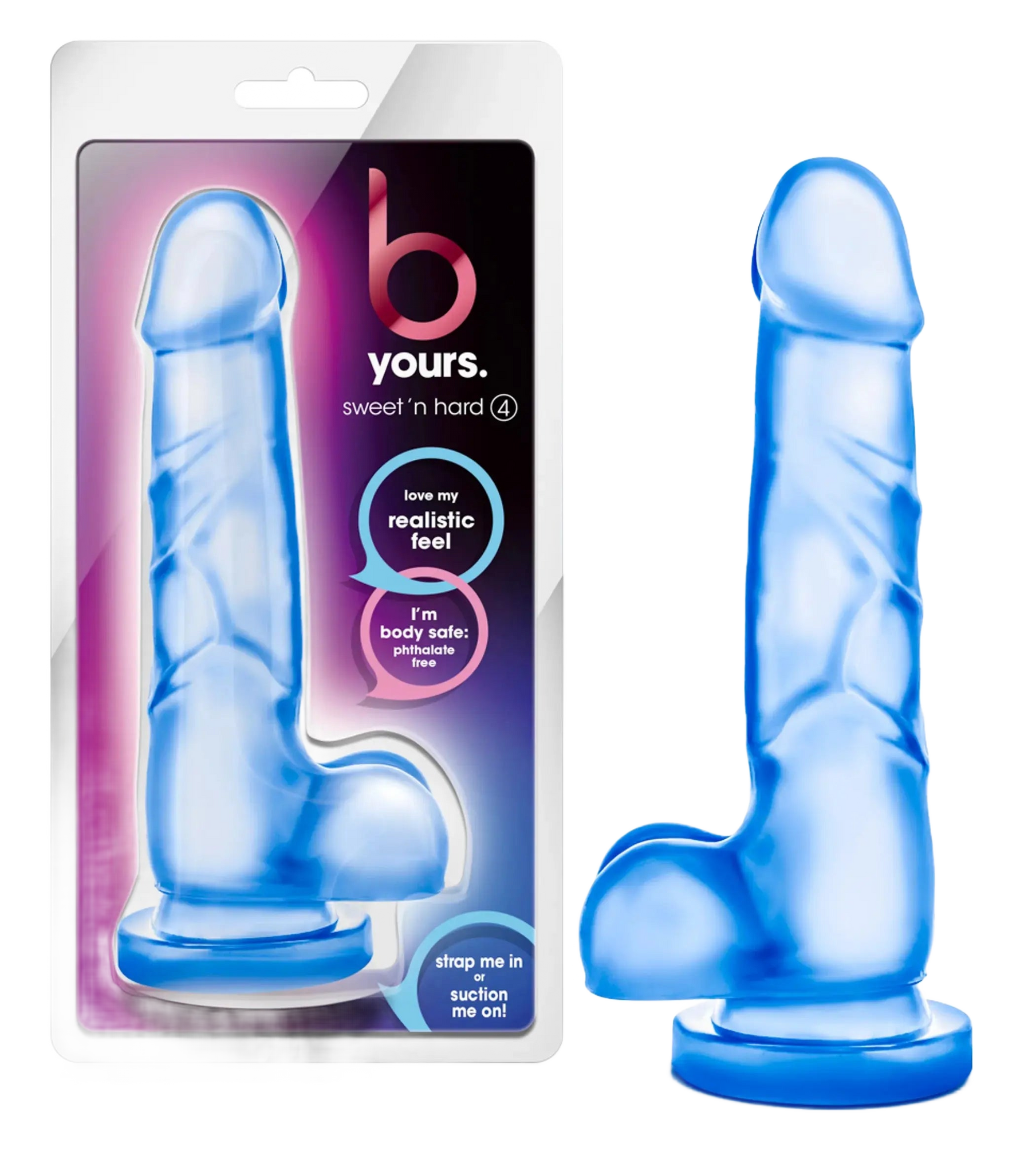 B YOURS SWEET N HARD 4 BLUE " Blush Novelties