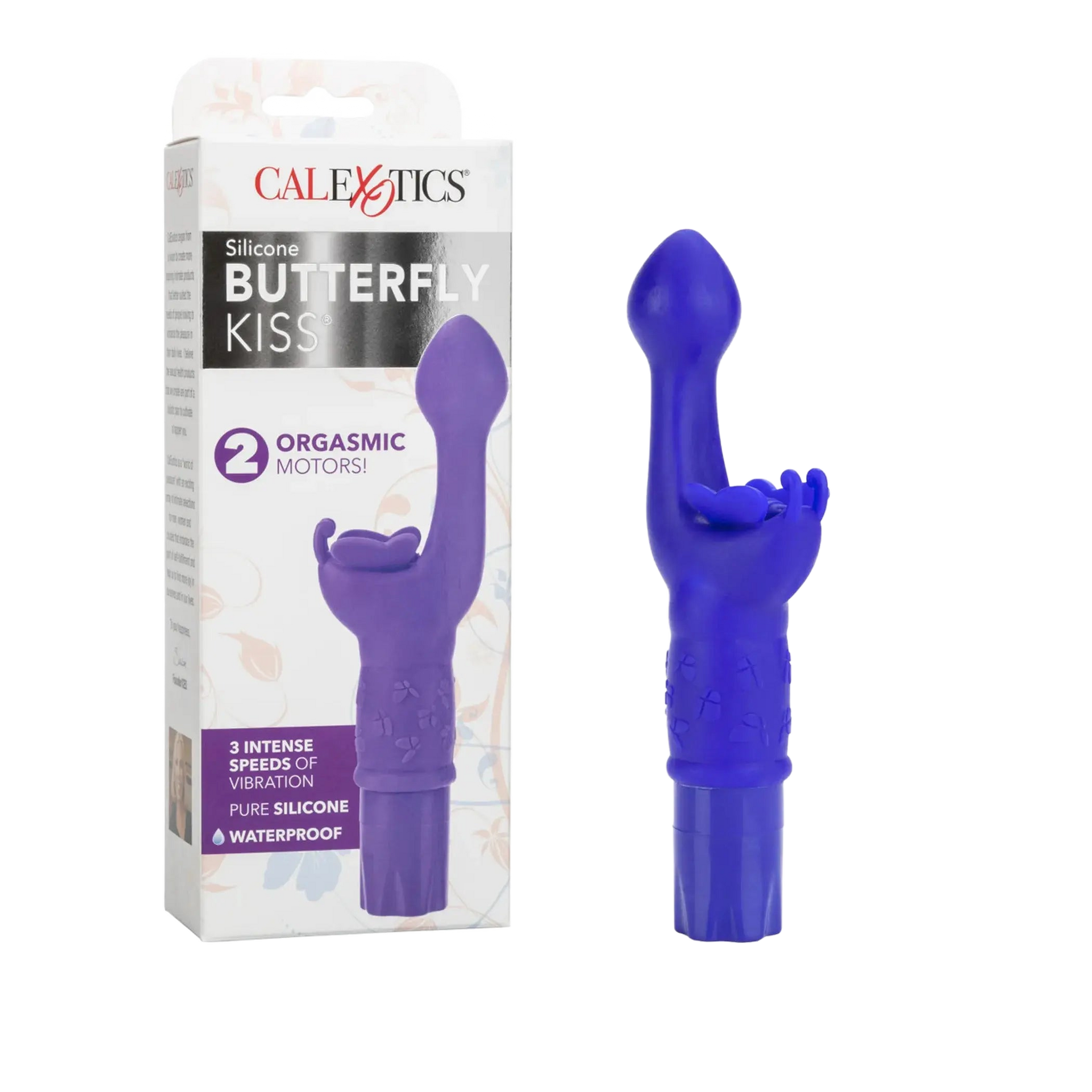 BUTTERFLY KISS SILICONE PURPLE California Exotic Novelties