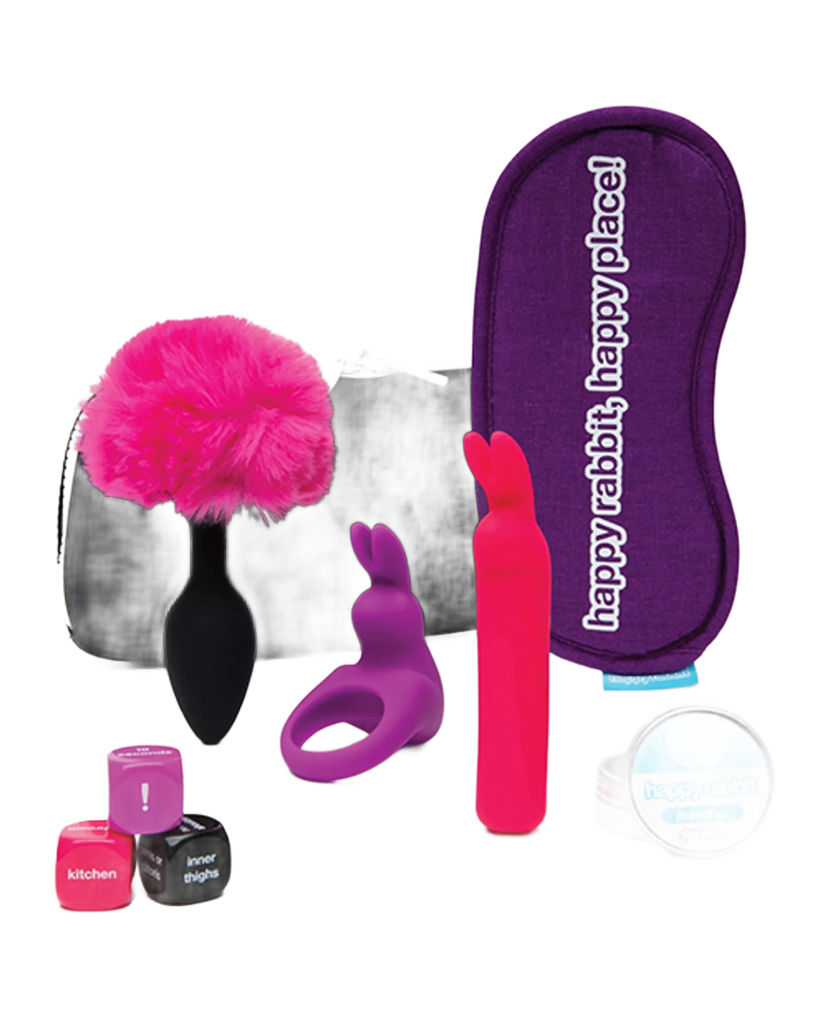 HAPPY RABBIT COUPLES PLEASURE KIT 7PC Love Honey