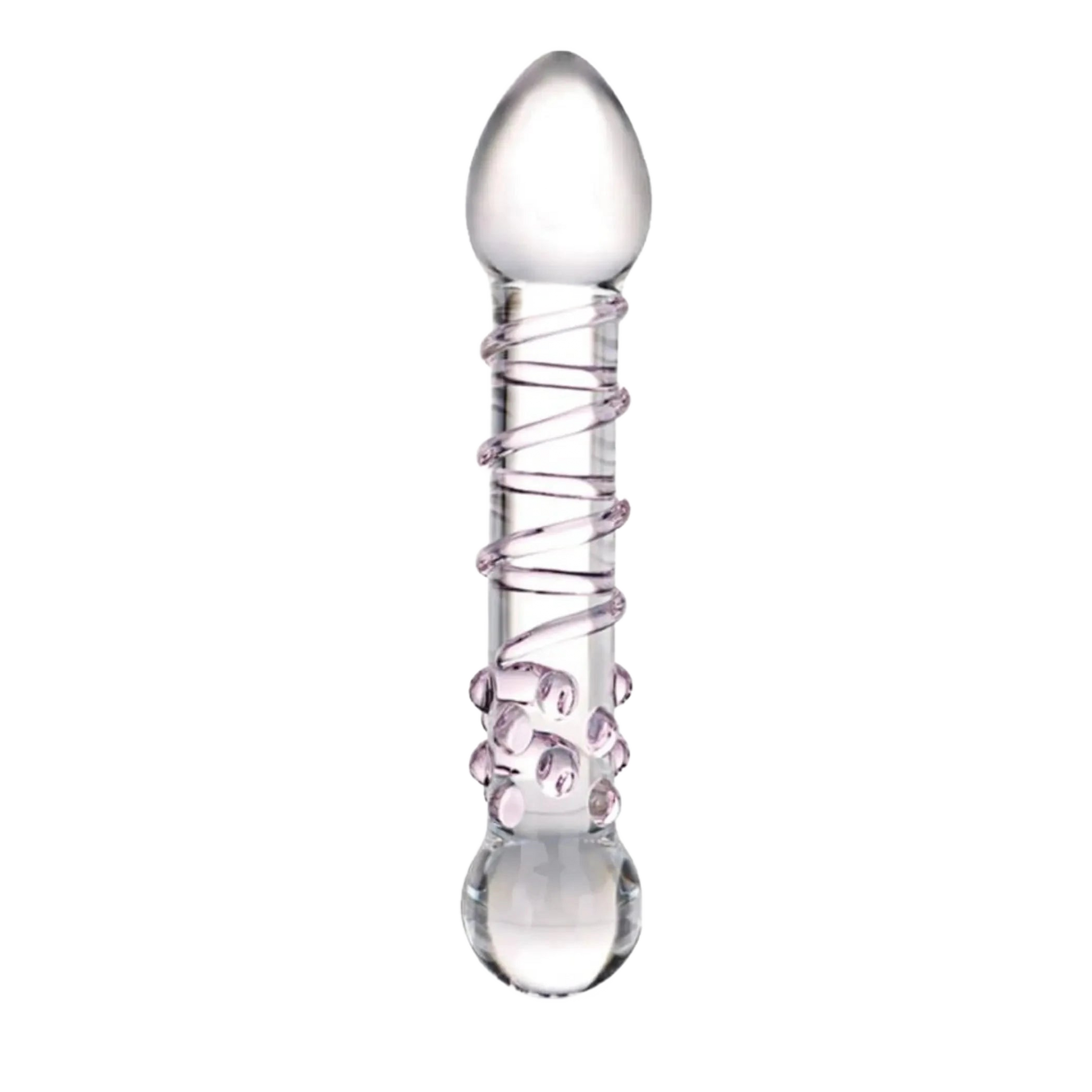 GLAS SPIRAL STAIRCASE FULL TIP DILDO Electric / Hustler Lingerie