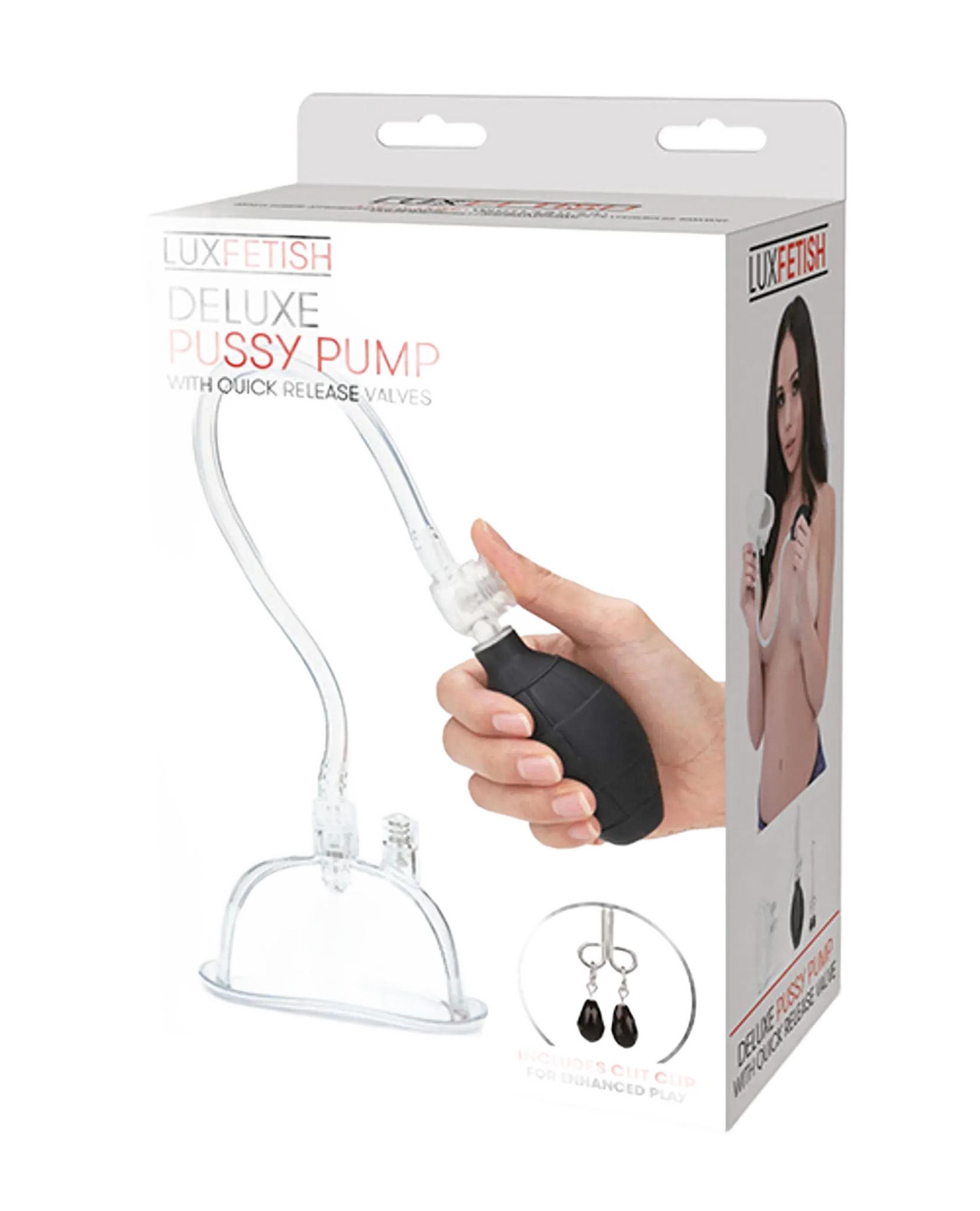 LUX FETISH PXSSYPUMP (CLIT CLAMP INCLUDED) Electric / Hustler Lingerie
