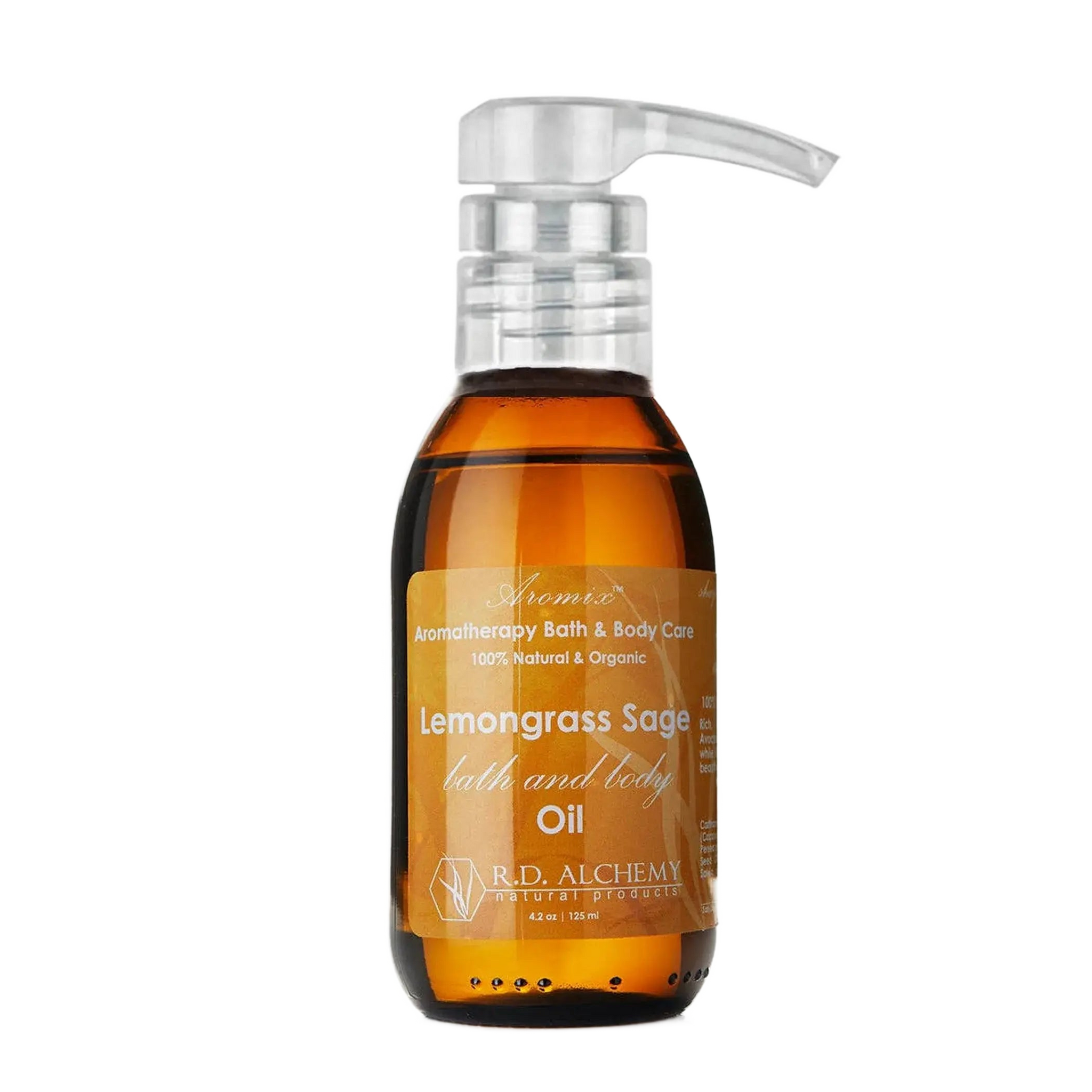 Lemongrass Sage Bath & Body Oil R.D. Alchemy Natural Products