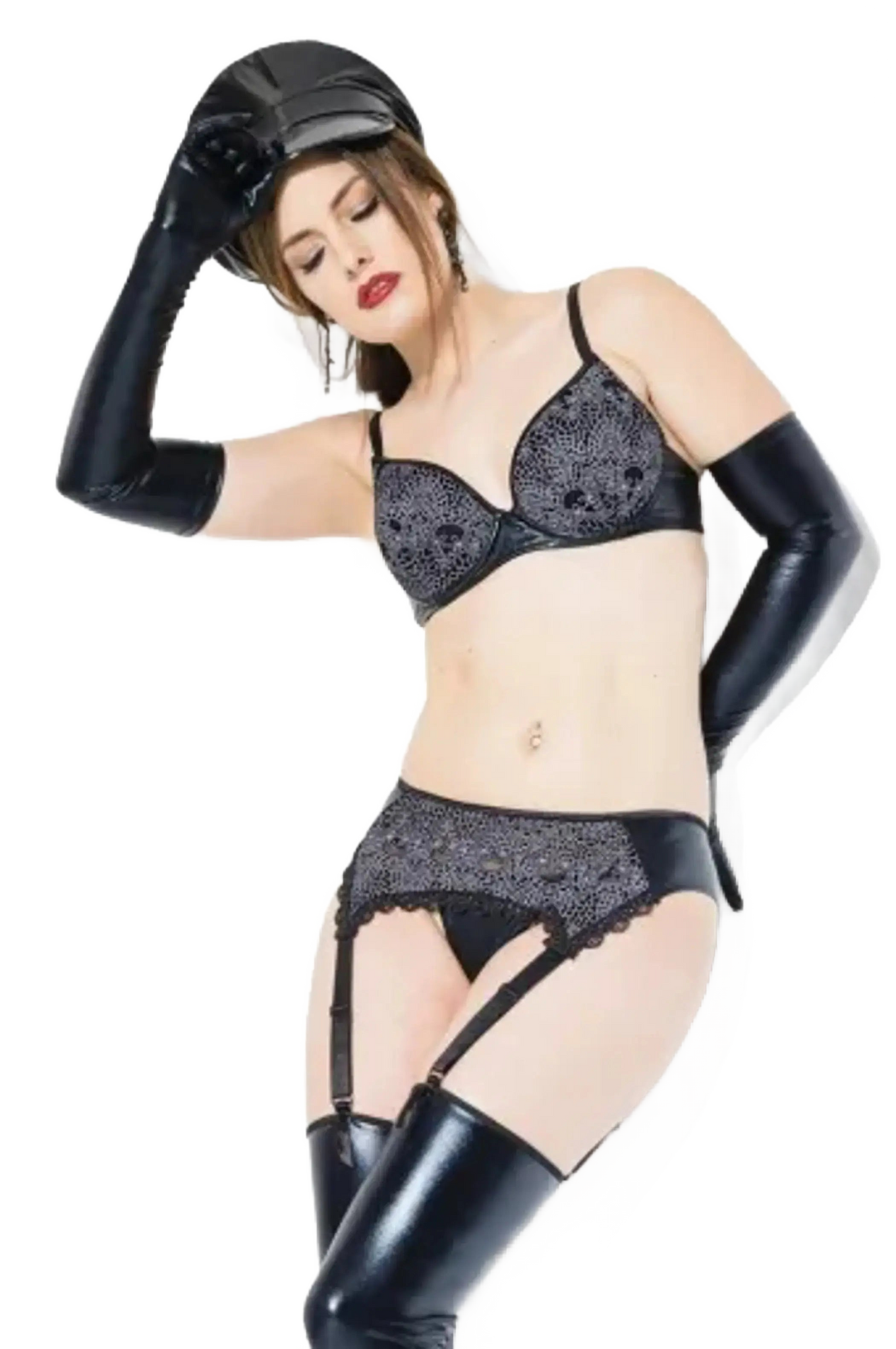 Coquette Crotchless Teddy - Color: Black | Pack Of: 1 | Style: Clothing Coquette