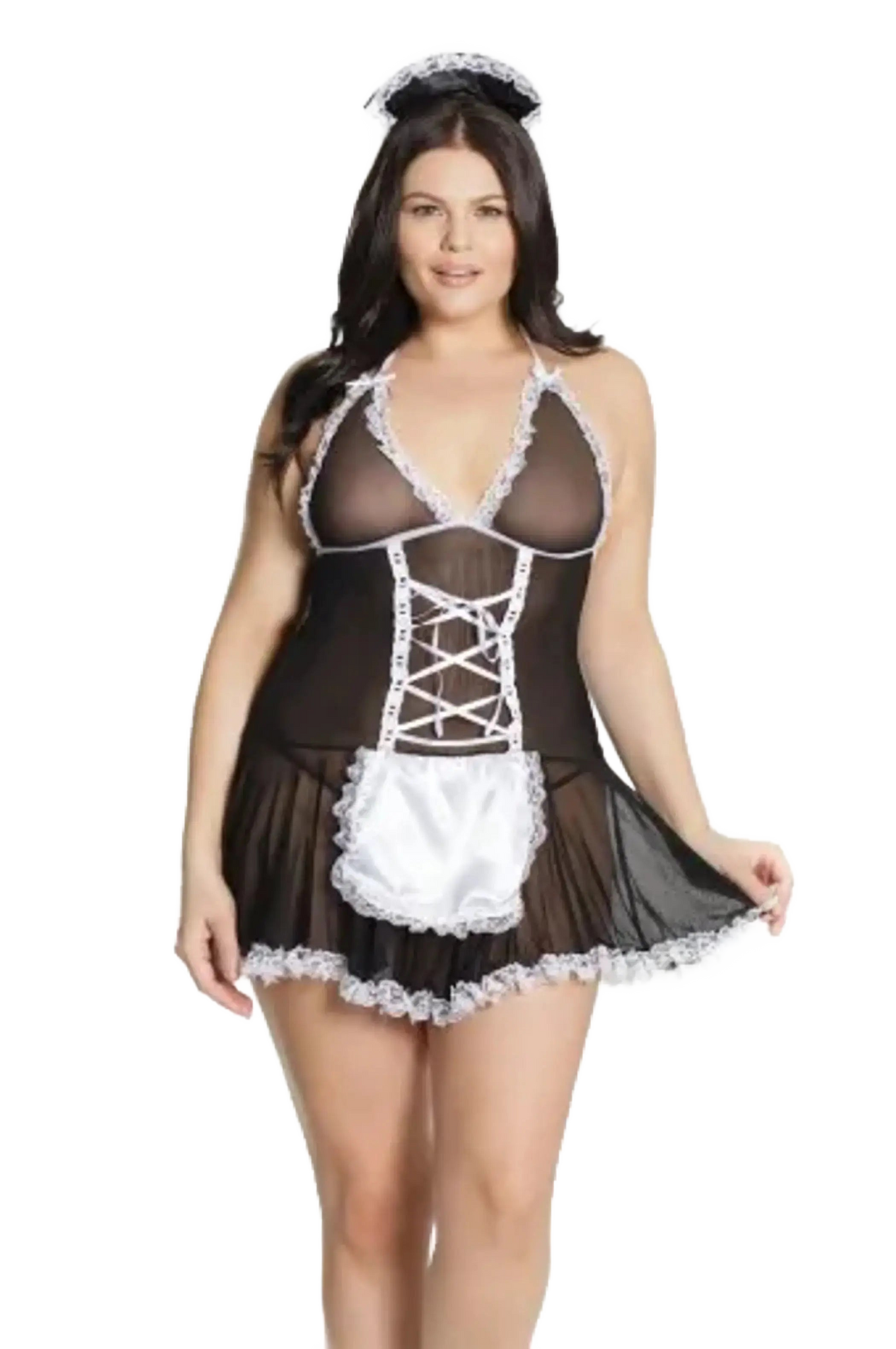 Coquette French Maid Baby Doll - Color: Black | Pack Of: 1 | Style: Clothing Coquette