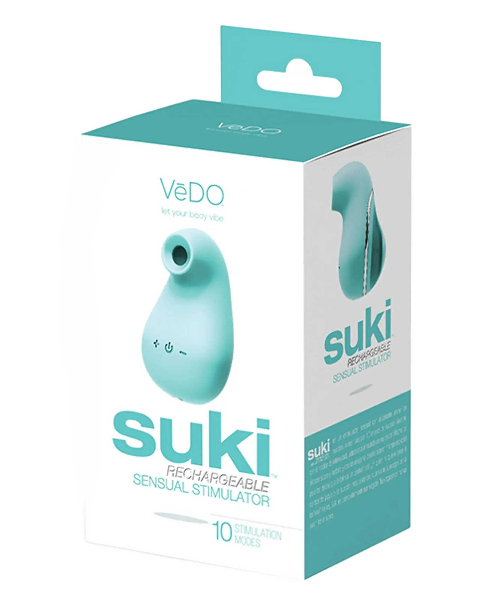 VEDO SUKI RECHARGEABLE SONIC VIBE TEASE ME TURQUOISE Vedo