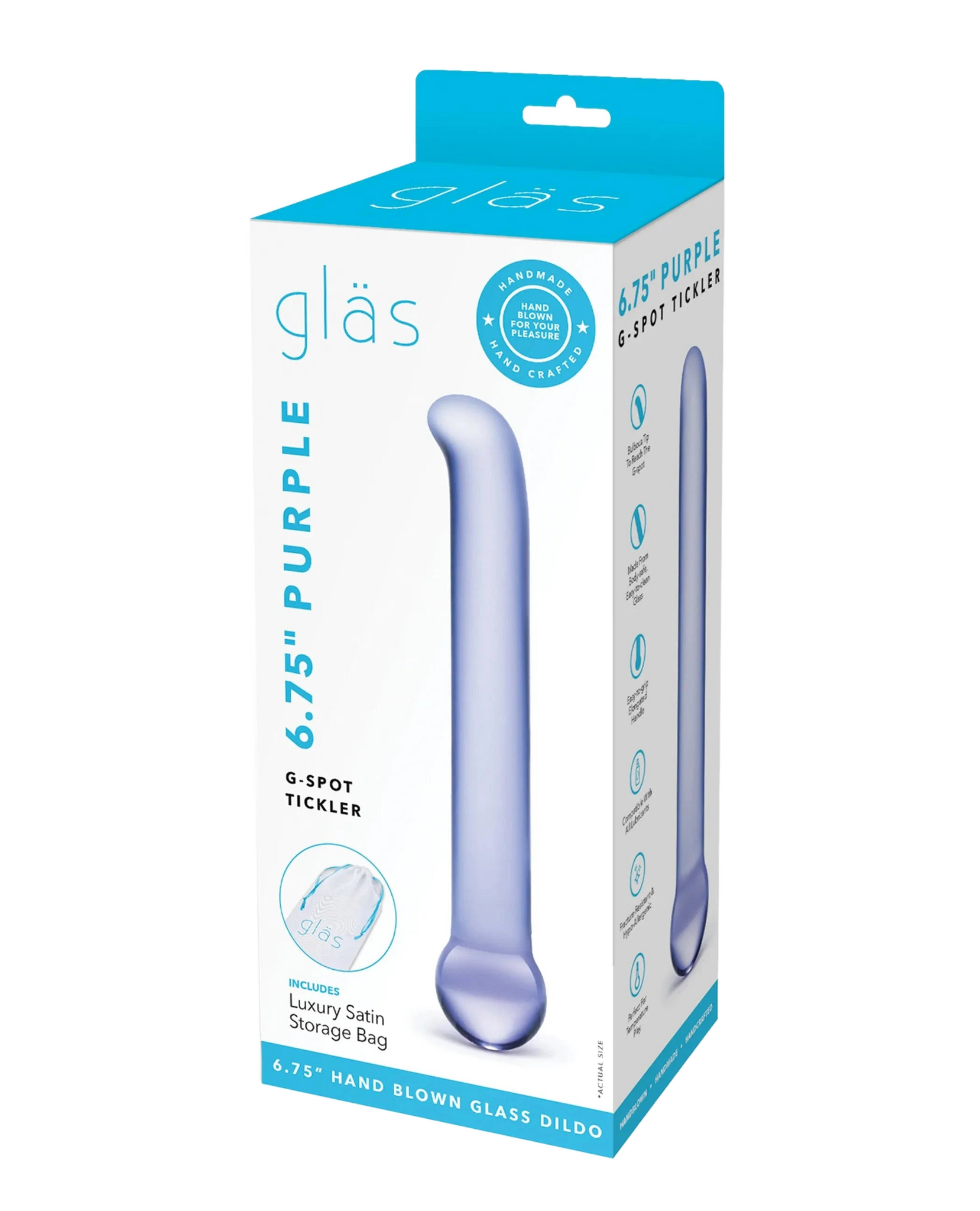 GLAS PURPLE G-SPOT TICKLER Electric / Hustler Lingerie