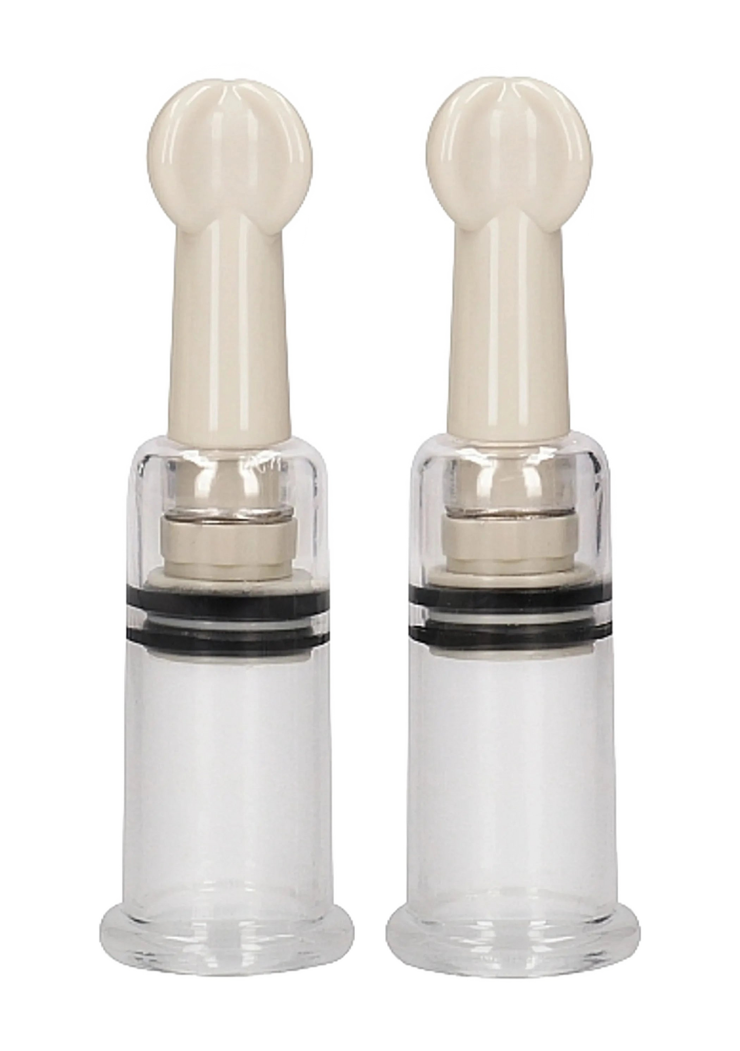 PUMPED NIPPLE SUCTION SET SMALL TRANSPARENT SHOTS AMERICA