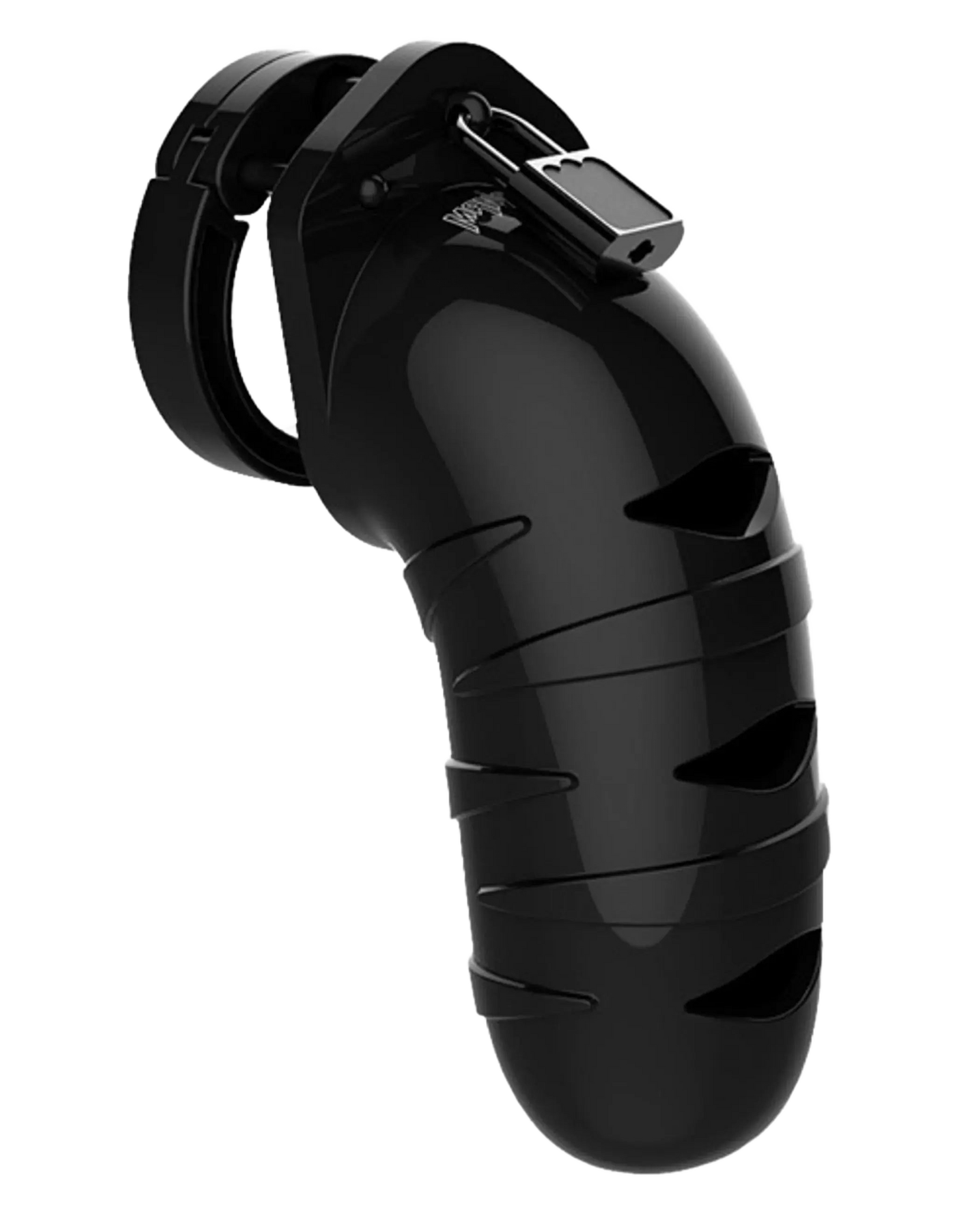 MANCAGE CHASTITY 5.5IN BLACK MODEL 05 SHOTS AMERICA