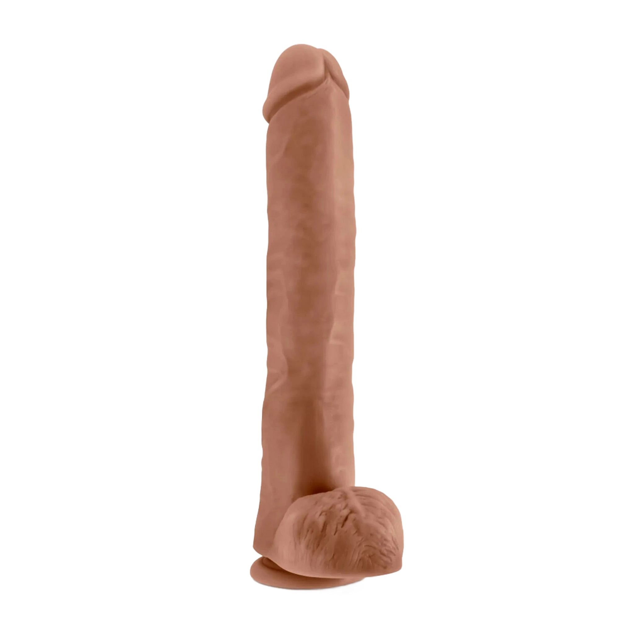 AU NATUREL DADDY 14IN DILDO MOCHA Blush Novelties