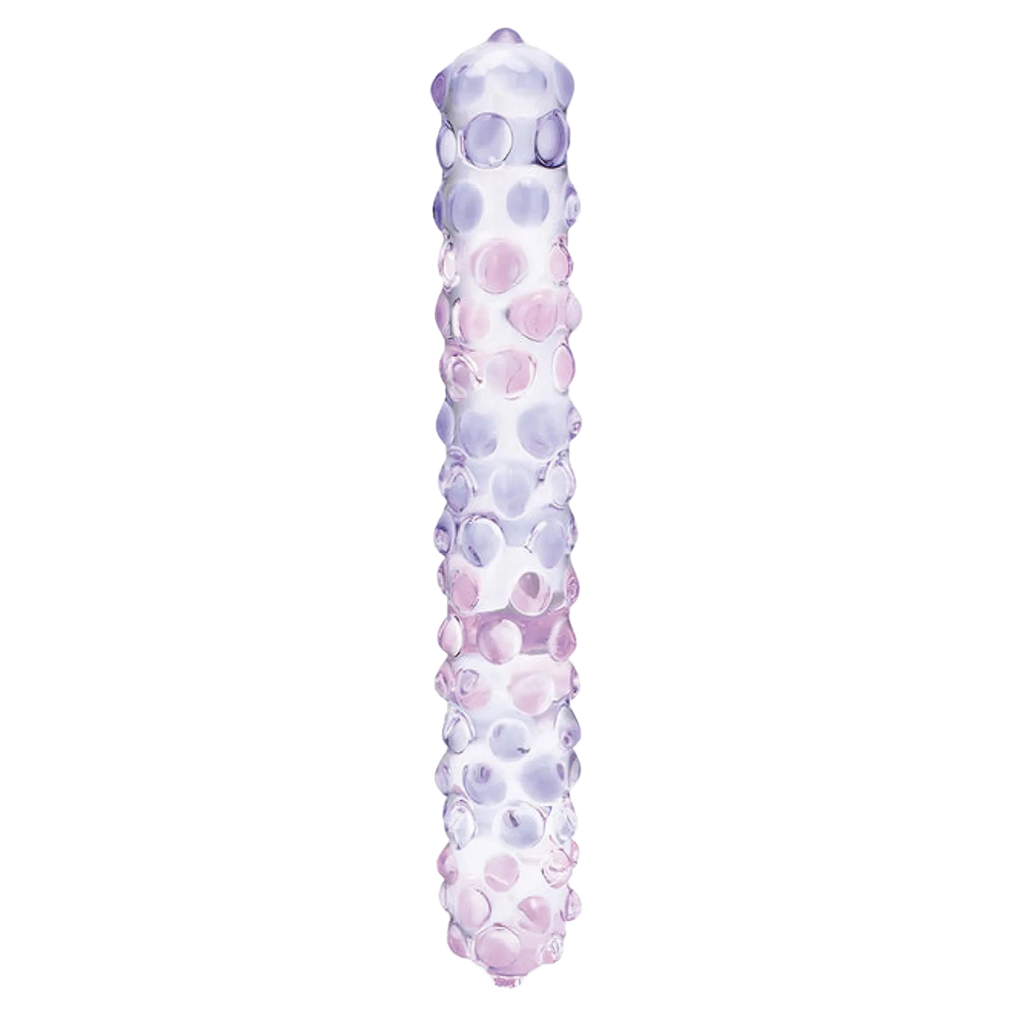 GLAS 9 PURPLE ROSE NUBBY DILDO " Electric / Hustler Lingerie
