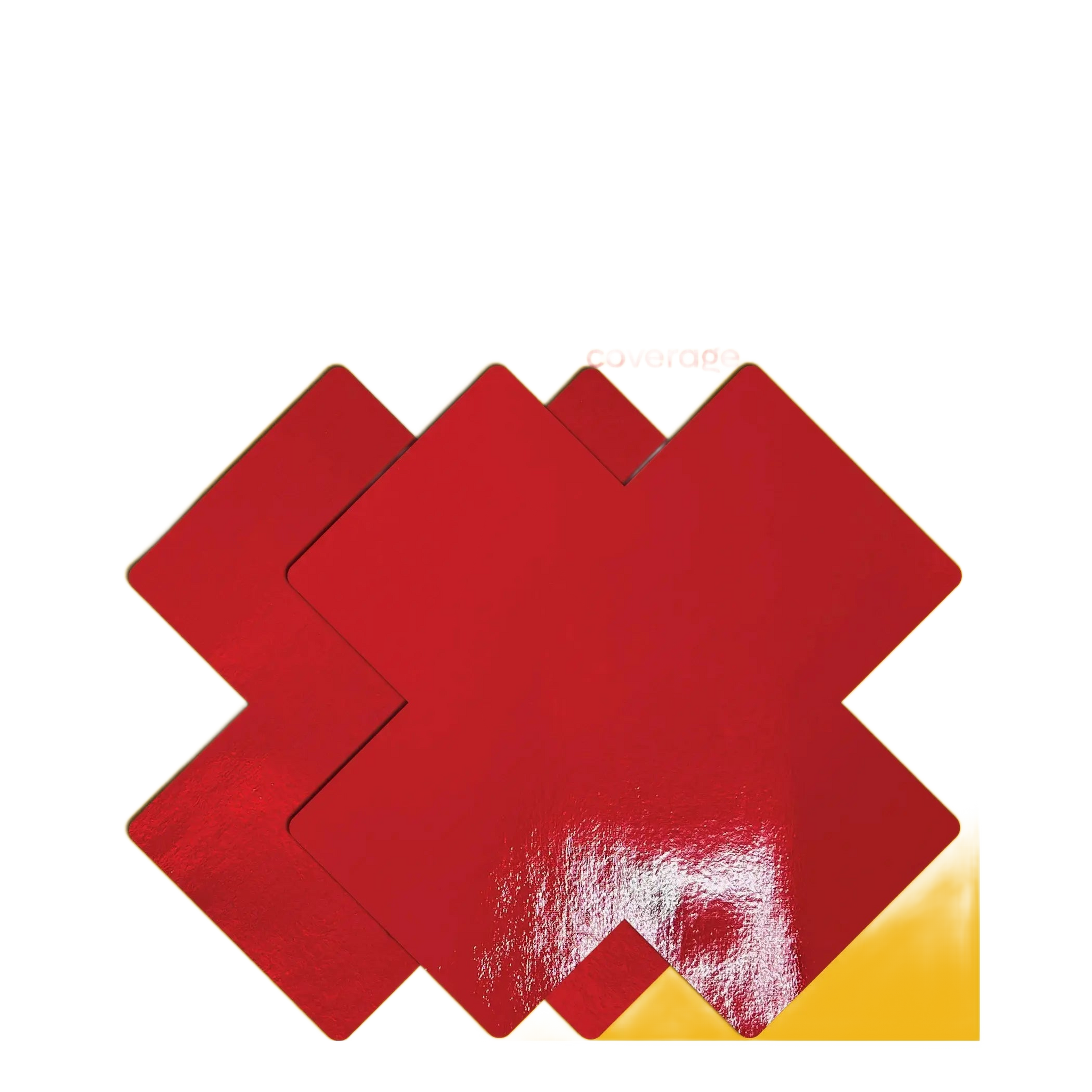 PASTEASE FAUX LATEX RED PLUS X FULL COVERAGE Pastease